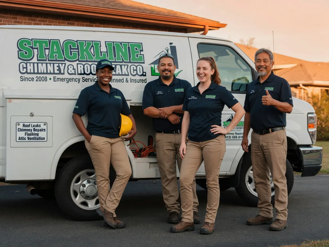 Chimney flashing repair company in Forestdale, MA